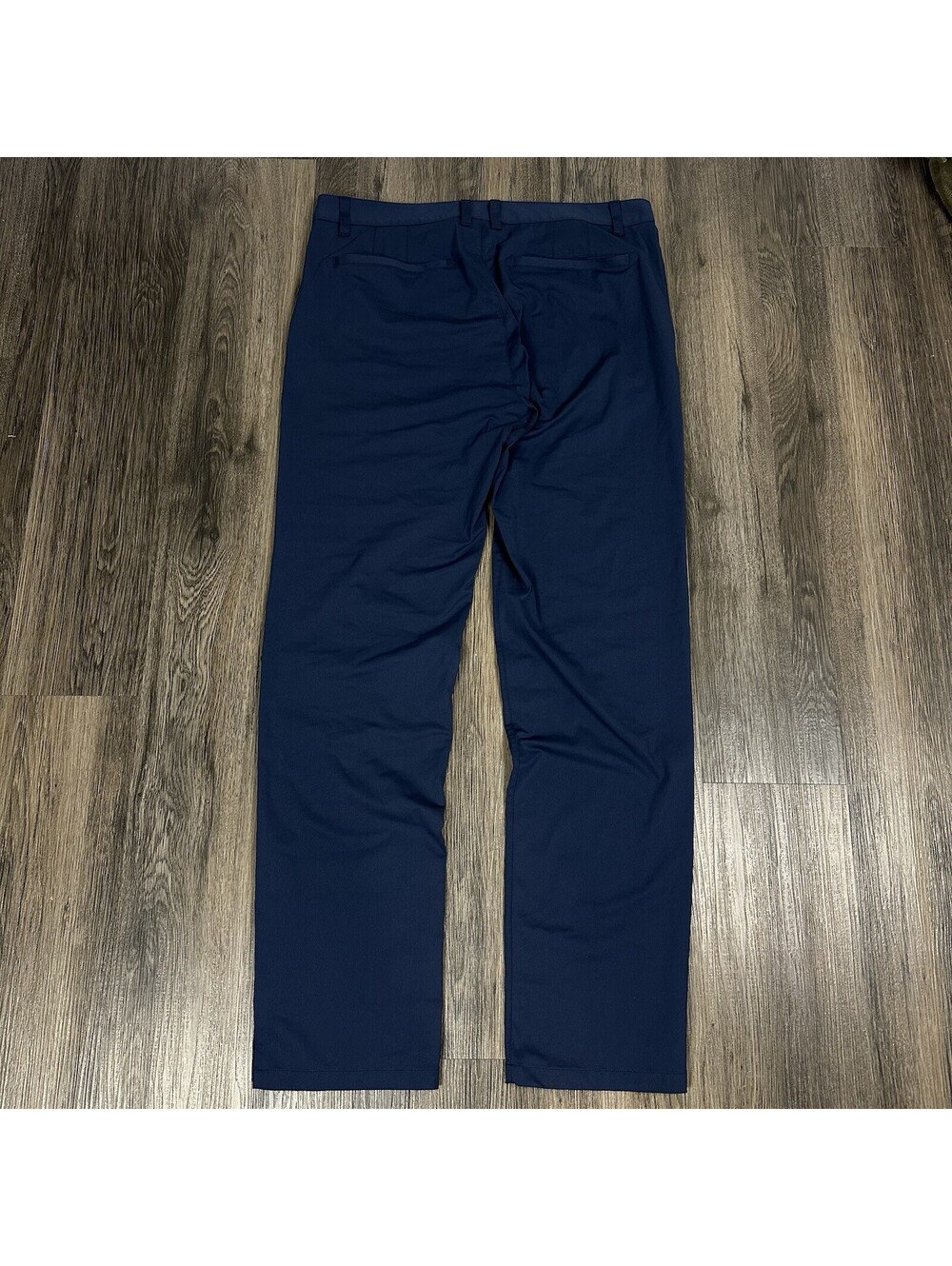 RHONE Mens 5- Pocket Commuter Pants Navy Blue Slim 34x32 Golf Tech Chino Pants - Picture 5 of 8